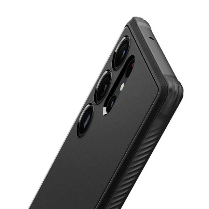 Etui Spigen Rugged Armor Galaxy S23 Ultra Matte Black Czarny Case