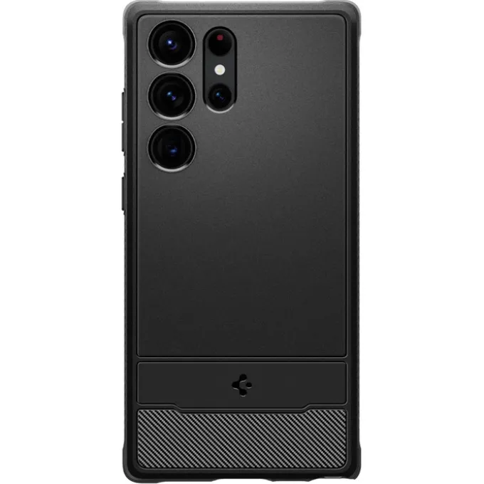 Etui Spigen Rugged Armor Galaxy S23 Ultra Matte Black Czarny Case