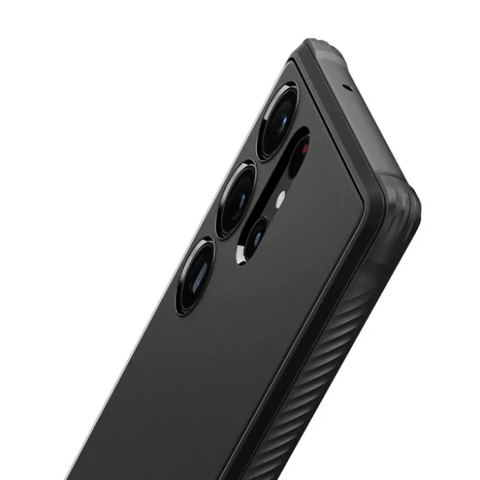 Etui Spigen Rugged Armor Galaxy S23 Ultra Matte Black Czarny Case