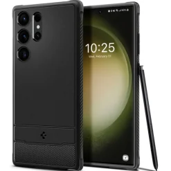Etui Spigen Rugged Armor Galaxy S23 Ultra Matte Black Czarny Case