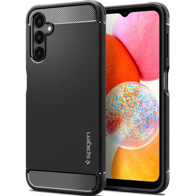 Etui SPIGEN Rugged Armor Galaxy A14 4G / Lte Matte Black
