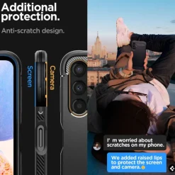 Etui SPIGEN Rugged Armor Galaxy A14 4G / Lte Matte Black