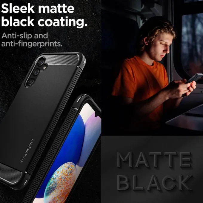 Etui SPIGEN Rugged Armor Galaxy A14 4G / Lte Matte Black