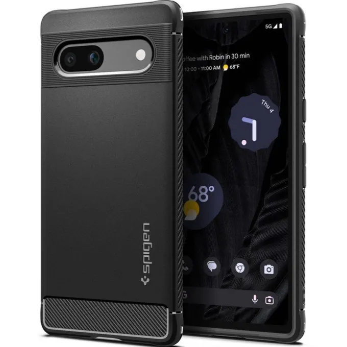 Etui Spigen Rugged Armor Google Pixel 7A Matte Black Case