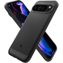 Etui SPIGEN RUGGED ARMOR GOOGLE PIXEL 9 PRO XL MATTE BLACK