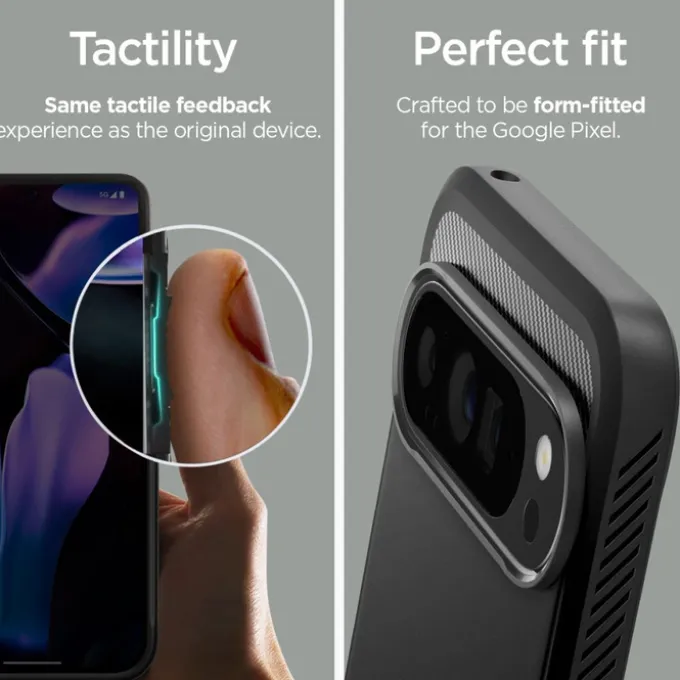 Etui SPIGEN RUGGED ARMOR GOOGLE PIXEL 9 PRO XL MATTE BLACK