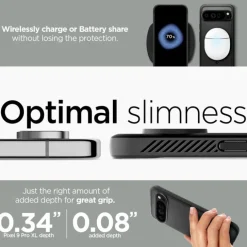 Etui SPIGEN RUGGED ARMOR GOOGLE PIXEL 9 PRO XL MATTE BLACK