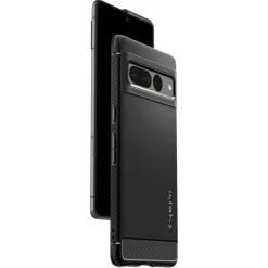 ETUI SPIGEN RUGGED ARMOR GOOGLE PIXEL 7 PRO MATTE BLACK