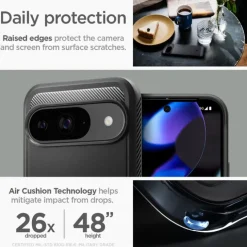 Etui SPIGEN RUGGED ARMOR GOOGLE PIXEL 9 / 9 PRO MATTE BLACK
