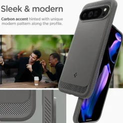 Etui SPIGEN RUGGED ARMOR GOOGLE PIXEL 9 PRO XL MARBLE GREY
