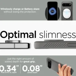 Etui SPIGEN RUGGED ARMOR GOOGLE PIXEL 9 PRO XL MARBLE GREY