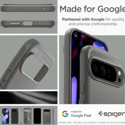 Etui SPIGEN RUGGED ARMOR GOOGLE PIXEL 9 PRO XL MARBLE GREY