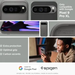 Etui SPIGEN RUGGED ARMOR GOOGLE PIXEL 9 PRO XL MARBLE GREY