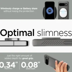 Etui SPIGEN RUGGED ARMOR GOOGLE PIXEL 9 / 9 PRO MARBLE GREY