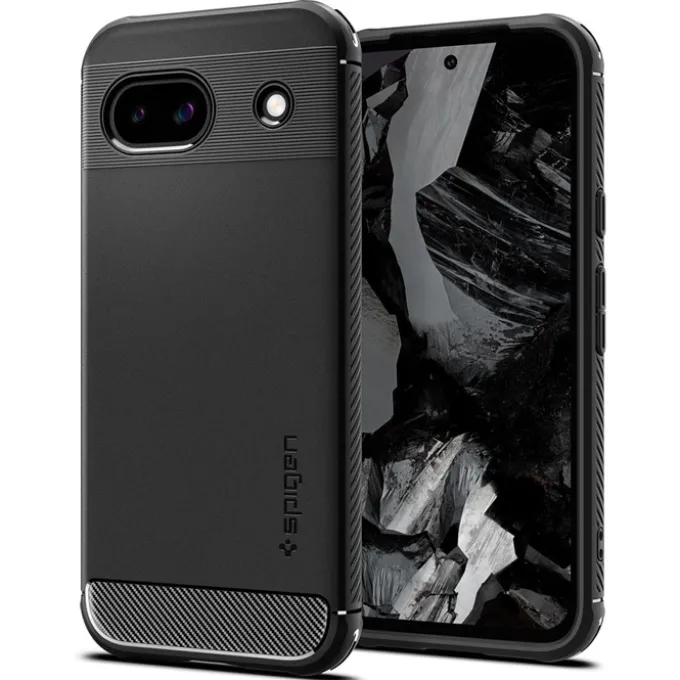 Etui Spigen Rugged Armor Google Pixel 8a Matte Black