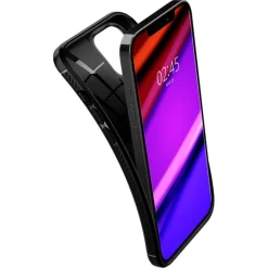 Etui SPIGEN Rugged Armor iPhone 12 12 Pro Matte Black Czarne Case