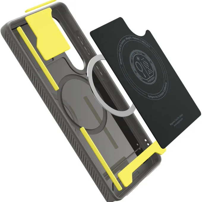 ETUI SPIGEN RUGGED ARMOR MAG MAGSAFE SAMSUNG GALAXY S25 ULTRA MARBLE GREY