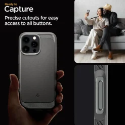 ETUI SPIGEN RUGGED ARMOR MAG MAGSAFE IPHONE 16 PRO MAX GREY