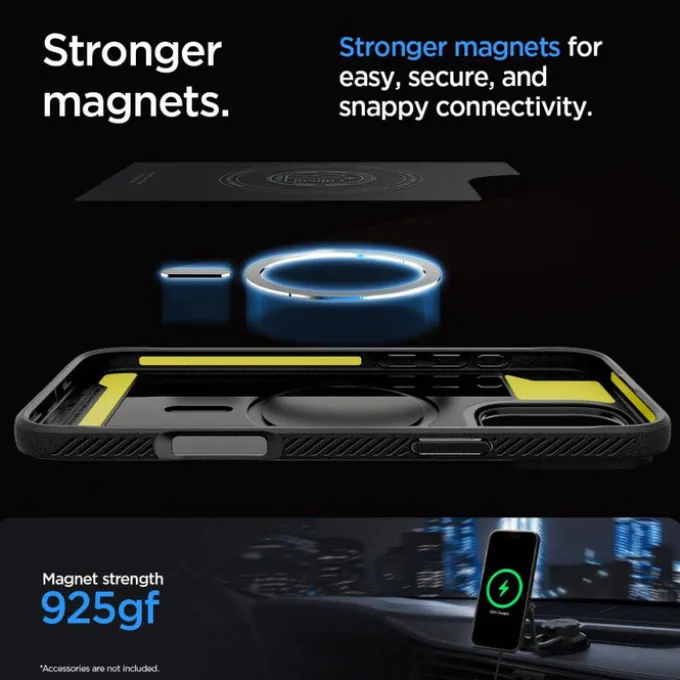 ETUI SPIGEN RUGGED ARMOR MAG MAGSAFE IPHONE 16 PRO MAX GREY