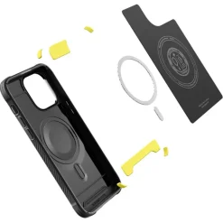 Etui Spigen Rugged Armor Mag Magsafe iPhone 14 Pro Matte Black Czarny Case