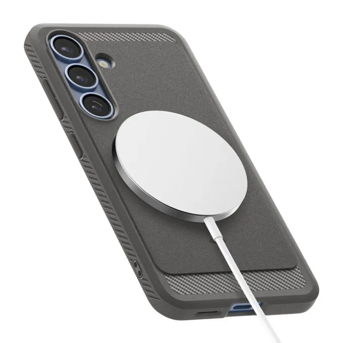Etui SPIGEN RUGGED ARMOR MAG MAGSAFE GALAXY S25 MARBLE GREY