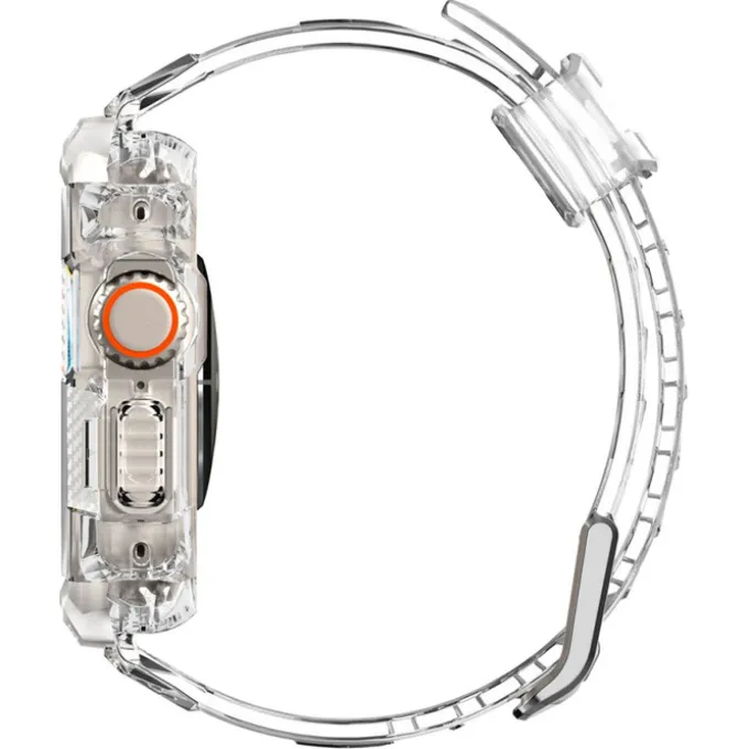 Etui Spigen Rugged Armor Pro Apple Watch Ultra 49mm Ultra 2 Przezroczyste