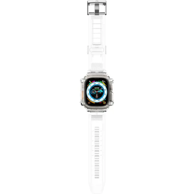 Etui Spigen Rugged Armor Pro Apple Watch Ultra 49mm Ultra 2 Przezroczyste