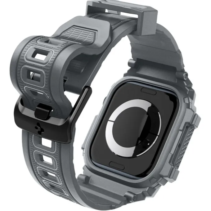ETUI SPIGEN RUGGED ARMOR ”PRO” APPLE WATCH 10 (46 MM) DARK GREY