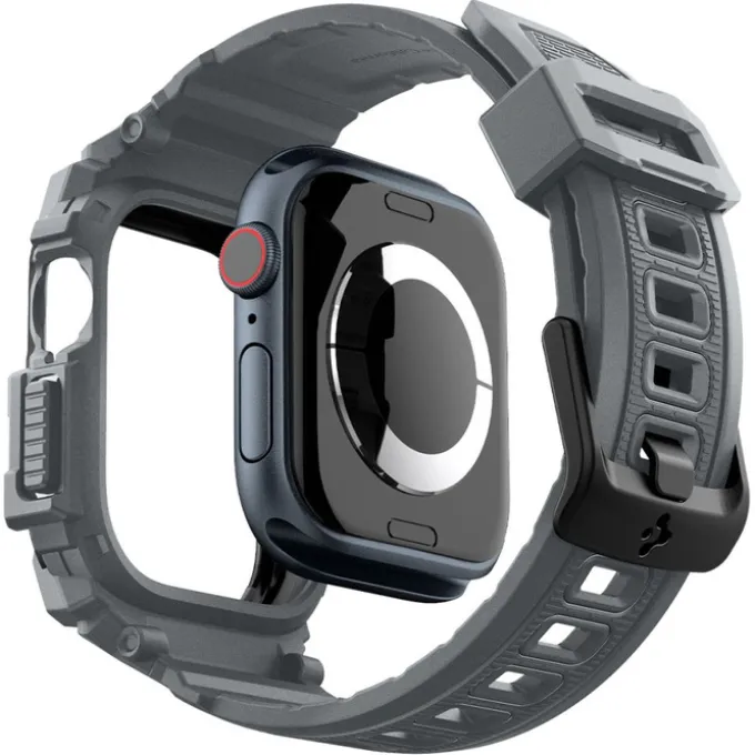ETUI SPIGEN RUGGED ARMOR ”PRO” APPLE WATCH 10 (46 MM) DARK GREY