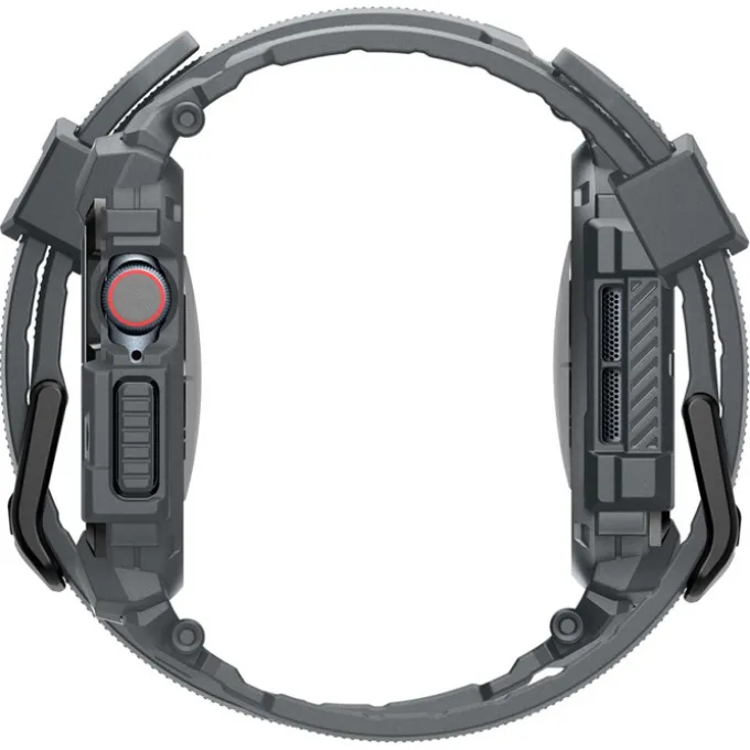 ETUI SPIGEN RUGGED ARMOR ”PRO” APPLE WATCH 10 (46 MM) DARK GREY