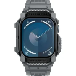 ETUI SPIGEN RUGGED ARMOR ”PRO” APPLE WATCH 10 (46 MM) DARK GREY