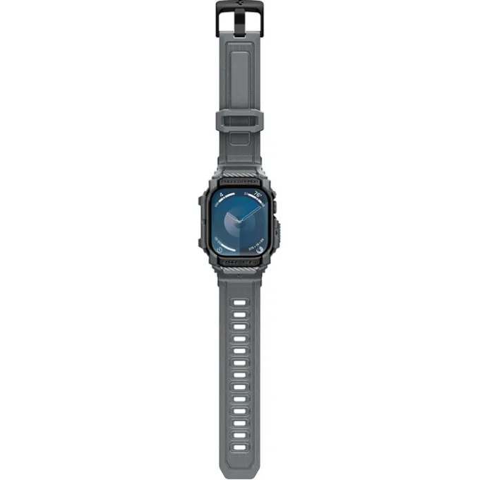 ETUI SPIGEN RUGGED ARMOR ”PRO” APPLE WATCH 10 (46 MM) DARK GREY
