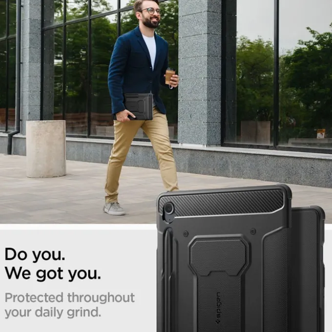 Etui Spigen Rugged Armor ”pro” Galaxy Tab S9 Fe 10.9 X510 / X516b Black Case