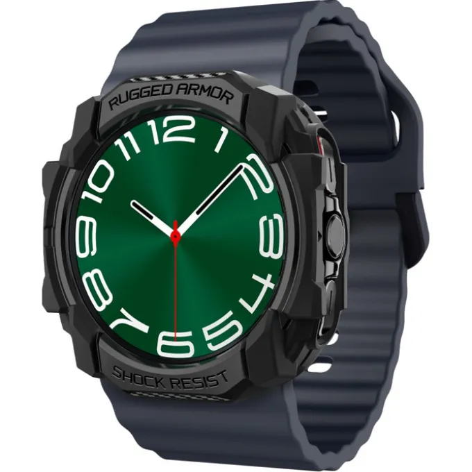 ETUI SPIGEN RUGGED ARMOR SAMSUNG GALAXY WATCH ULTRA (47 MM) MATTE BLACK