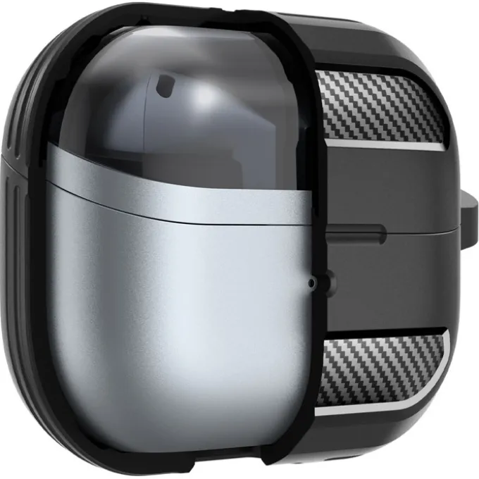 ETUI SPIGEN RUGGED ARMOR SAMSUNG GALAXY BUDS 3 / 3 PRO MATTE BLACK