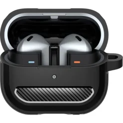 ETUI SPIGEN RUGGED ARMOR SAMSUNG GALAXY BUDS 3 / 3 PRO MATTE BLACK