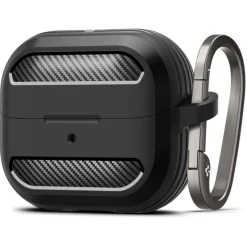 ETUI SPIGEN RUGGED ARMOR SAMSUNG GALAXY BUDS 3 / 3 PRO MATTE BLACK