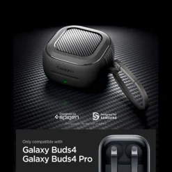 ETUI SPIGEN RUGGED ARMOR SAMSUNG GALAXY BUDS 4 / 4 PRO MATTE BLACK