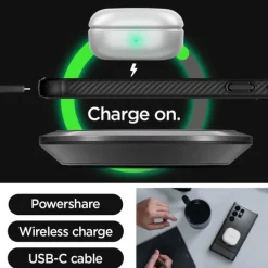 Etui Spigen Rugged Armor Samsung Galaxy S24 Ultra Matte Black Case