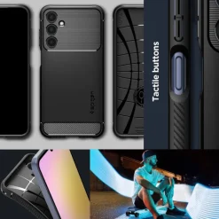 Etui Spigen Rugged Armor Samsung Galaxy A25 5g Matte Black Case