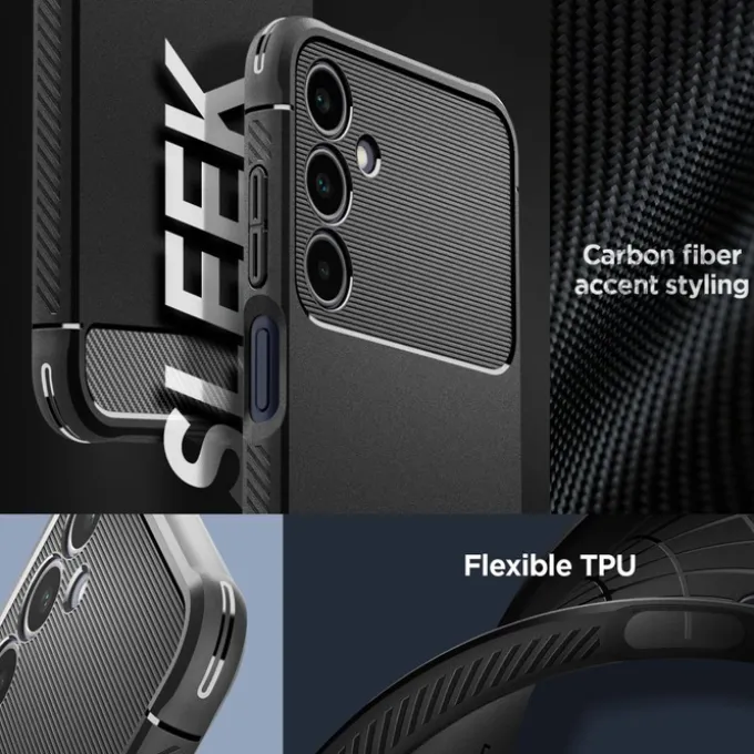 Etui Spigen Rugged Armor Samsung Galaxy A25 5g Matte Black Case