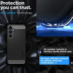 Etui Spigen Rugged Armor Samsung Galaxy A55 5g Matte Black Case
