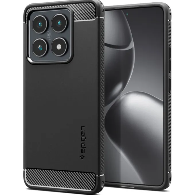 ETUI SPIGEN RUGGED ARMOR XIAOMI 14T PRO MATTE BLACK