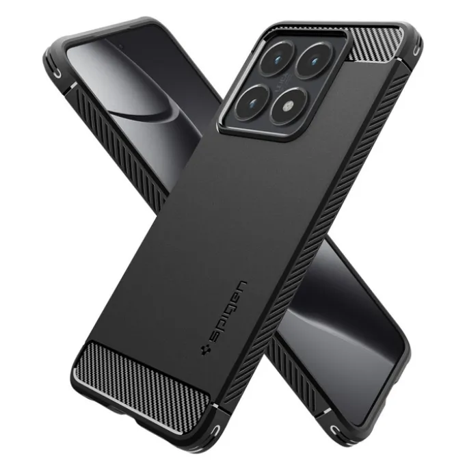 ETUI SPIGEN RUGGED ARMOR XIAOMI 14T MATTE BLACK