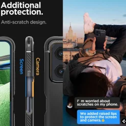 Etui Spigen Rugged Armor Xiaomi Redmi Note 12 5G / Poco X5 5G Matte Black