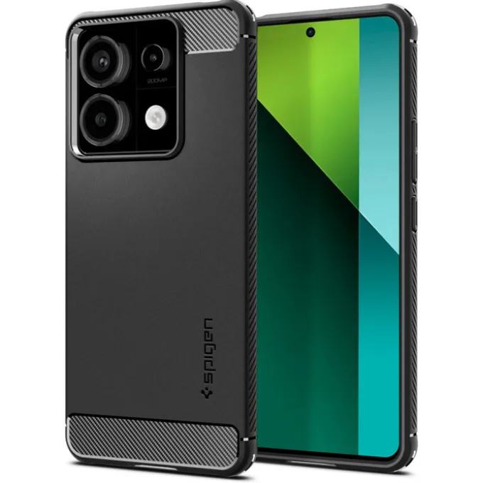 Etui Spigen Rugged Armor Xiaomi Redmi Note 13 Pro 5g / Poco X6 5g Matte Black Case