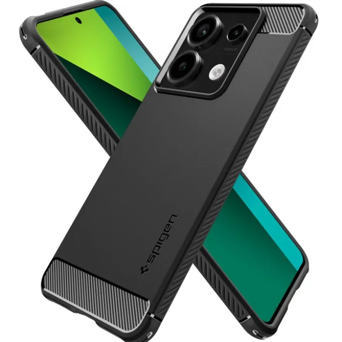 Etui Spigen Rugged Armor Xiaomi Redmi Note 13 Pro 5g / Poco X6 5g Matte Black Case