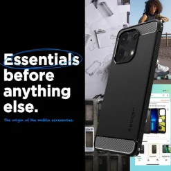 Etui Spigen Rugged Armor Xiaomi Redmi Note 13 4g Matte Black Case