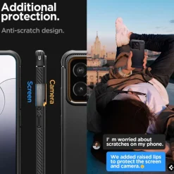 Etui SPIGEN RUGGED ARMOR XIAOMI 14 MATTE BLACK Case