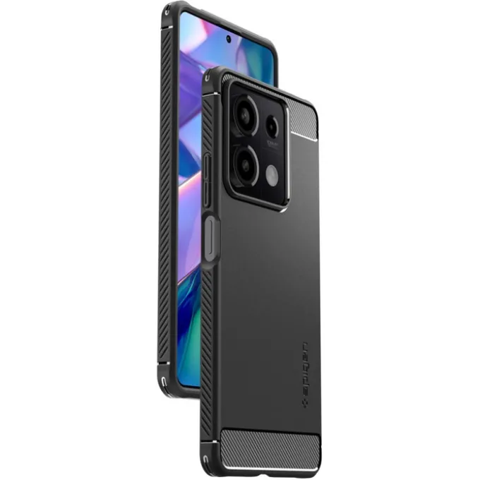 Etui Spigen Rugged Armor Xiaomi Redmi Note 13 5g Matte Black Case